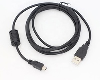 Cable de Carga de Datos USB 2.0 con Cubierta de PVC y Ferrita, 1M 2M 3M, Conector USB a Mini B de 5 Pines para Cámara