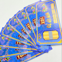 Conception gratuite billets de loterie billets à gratter impression cartes à gratter de loterie billets de jeux de loterie gagner carte