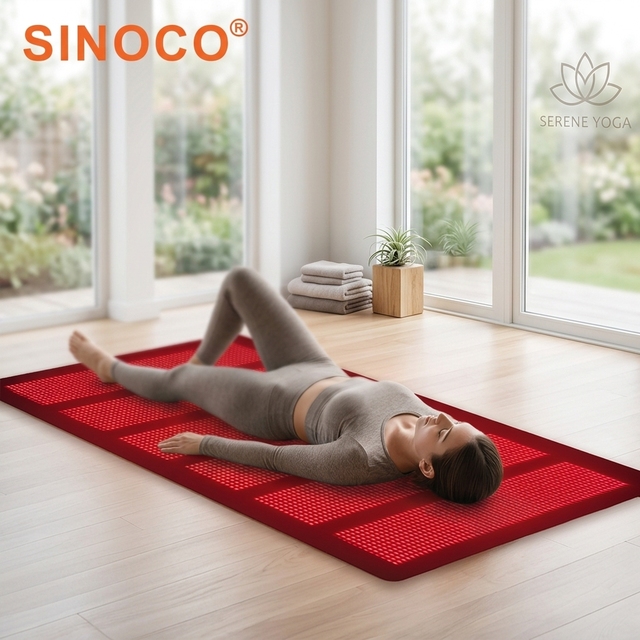 Full Body Therapy Pad LEDs Red &Near Infrared 660nm 850nm Red Light Therapy Bed for Pain Relief Red Light Sleeping Blanket