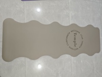 Tapis de yoga épais et ondulé en PU et caoutchouc naturel, antidérapant et absorbant les chocs, pour Pilates et exercices à domicile ou en studio – Vente en gros