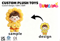 Peluche personnalisée en forme de fleur, jouet en peluche doux pour la décoration de la maison, cadeau pour enfants, peluche en forme de fleur