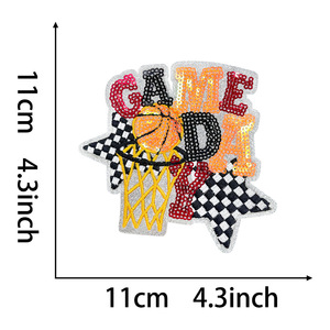 Wholesale Twill Tackle Factory Price Custom <b>Sew</b> <b>on</b> Badge <b>Patch</b> Sports Team Football Embroidered <b>Patch</b> for Clothing - Product Image 5