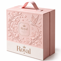 Boîte cadeau en carton pliable personnalisée de luxe, solution d'emballage écologique pour les marques de cosmétiques et de vêtements