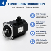 Kit Moteur Servo Inovance 400W 180mm 1500 tr/min avec Encodeur Absolu 18 bits 220VAC Monophasé à Contrôle Vectoriel pour Automatisation CNC