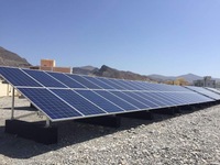 Support de montage au sol pour panneaux solaires en aluminium anodisé, vente en gros d'usine, personnalisation OEM acceptée