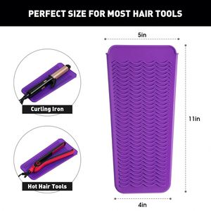Alfombrilla de Silicona Grande Resistente al Calor para Viaje, Estilo Clásico, Ecológica, para Plancha de Pelo - Product Image 2
