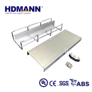 HDMANN Supports en acier inoxydable personnalisés Usine de Chine directe pour le chemin de câbles électriques en treillis métallique OEM disponible - Product Image 2