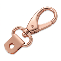 HORSE LOVE 19*76mm 102190 Mousqueton pivotant en zinc, style simple, couleur et design personnalisés