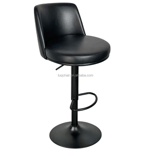 <span class=keywords><strong>Sillas</strong></span> de Bar TUQ CHAIR al por Mayor, Diseño con Base de Disco Negra Mate y Reposapiés, para Cocina, para Minoristas - Product Image 3