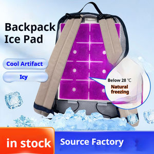 Mochila con almohadilla de hielo de refrigeración reutilizable de doble propósito, alivio rápido del calor, diseño portátil transpirable para acampar al aire libre, Escuela de Verano - Product Image 2