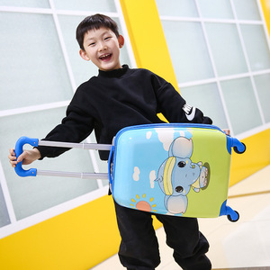 Koper Troli Anak Baru 18-inci Koper Kartun Animasi Koper Pelajar Roda Universal - Product Image 2