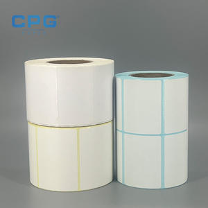 Fournisseur direct d'usine, étiquettes adhésives thermiques de haute qualité 2x3 pouces, 4x4 pouces, 120 g/m², rouleau d'étiquettes de prix pour les rayons des supermarchés - Product Image 1