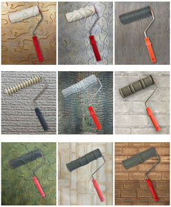 Outil de peinture à motif de briques, grain de bois, rouleau de texture murale, peinture artistique - Product Image 5
