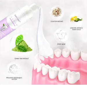 2023 Omylady Op Voorraad Aangepaste Vlekverwijdering Tandpasta Gemakkelijk Witte Tanden Witte Strips Vloeibare Reinigingsproducten Voor Tand