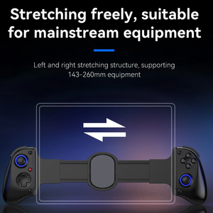Manette de jeu télescopique sans fil BSP D11 avec moteur de vibration, compatible Switch, Android, <span class=keywords><strong>iOS</strong></span>, PC et téléphone mobile - Product Image 3