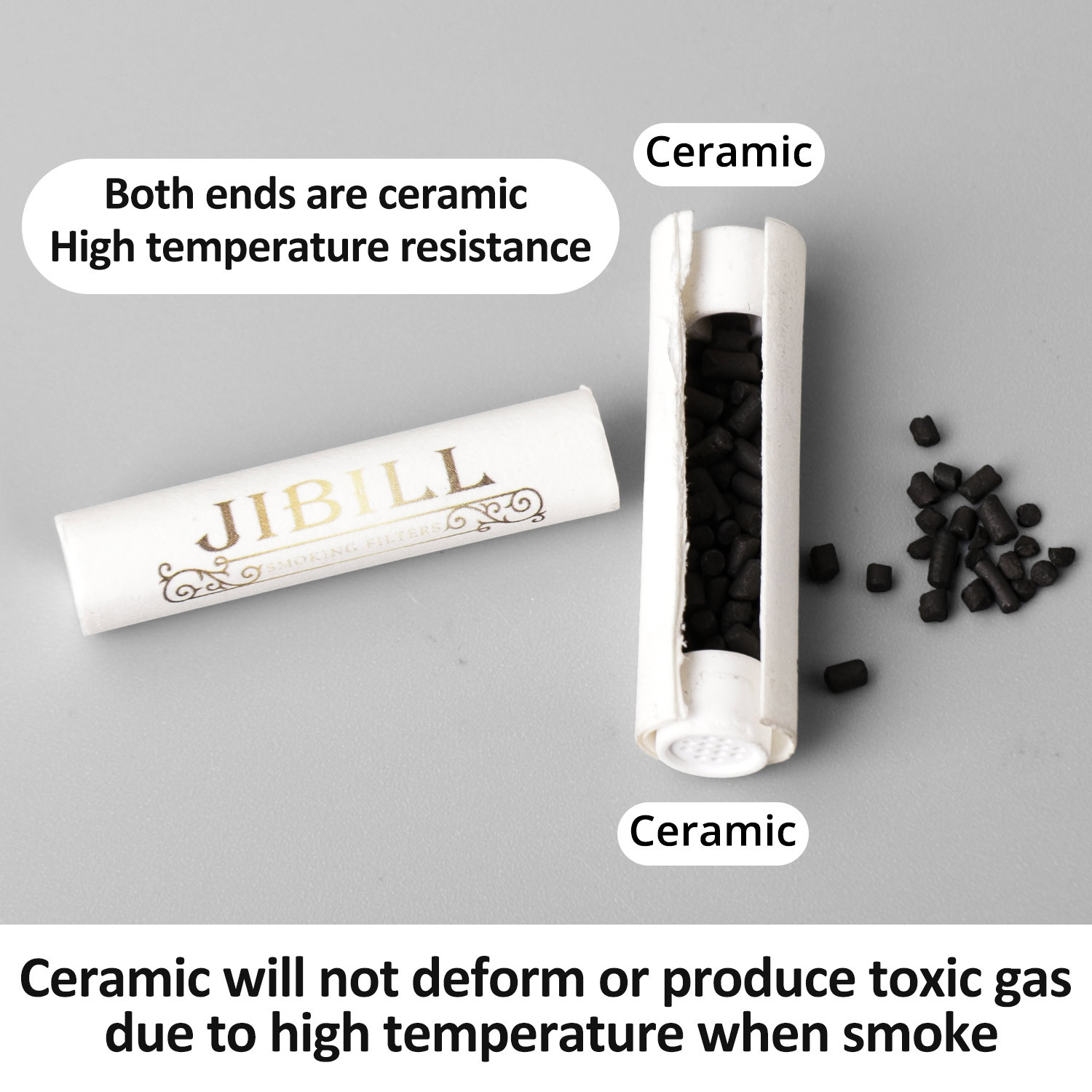 activated charcoal cigarette smoke 9mm 6mm 7mm Ceramic Smoking Pipe Filters Tareyton 100's Cigarettes "The Activated