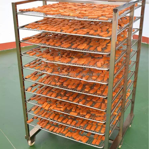 <span class=keywords><strong>Fumoir</strong></span> industriel <span class=keywords><strong>pour</strong></span> poisson, poulet, viande, saucisses, <span class=keywords><strong>granulés</strong></span> alimentaires, capacité 100 kg, 500 kg, 1000 kg - Product Image 6