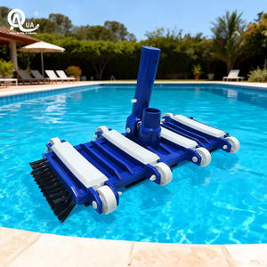 Brosse de nettoyage automatique pour piscine Water Crown de haute qualité en ABS avec design couronne carrée, ensemble complet - Product Image 1