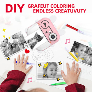 SourcingArk 2.4 Inch Kids <b>Camera</b> with Dual <b>Camera</b> 48MP CMOS Sensor Thermal <b>Printing</b> Color Screen Instant Mini Video <b>Camera</b> Q5 - Product Image 5