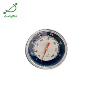 華氏または摂氏のバイメタル温度計BBQ調理オーブン温度計