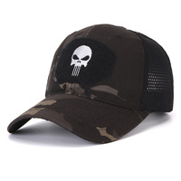 Nueva Llegada, Gorra de Camionero Unisex, Táctica, de Camuflaje, 6 Paneles, Malla de Algodón, Impermeable, Transpirable