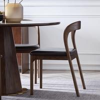 Vente en gros de chaises nordiques modernes en bois massif chaises rembourrées pour restaurant café