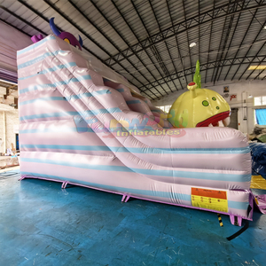 Château gonflable commercial à thème monstre pour enfants, à une voie, pour fêtes intérieures/extérieures, idéal pour écoles et centres commerciaux - Product Image 3