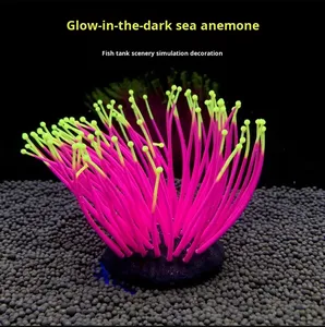Décoration Lumineuse en Silicone pour Aquarium : Petite Anémone, Corail, Ourson de Mer - Idéale pour Paysages de Bassin (Sacs et Boîtes Inclus) - Product Image 4