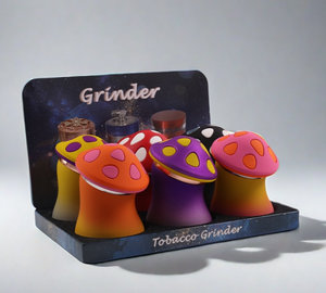 Nuevo Molinillo de Hierbas CANNA 2024, Creativo, con Forma de Hongo, Color Degradado, Aleación de Zinc, 63 mm, 4 Piezas, Caja Manual para Accesorios - Product Image 1