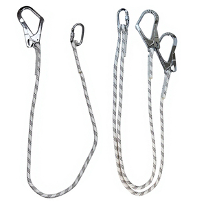 Équipement de protection individuelle certifié CE, cordon de sécurité <span class=keywords><strong>à</strong></span> crochet simple en acier inoxydable, ceinture de sécurité antichute en polyester haute résistance - Product Image 2