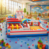 Château gonflable pour enfants en PVC pour usage commercial, intérieur/extérieur, parc, location pour fêtes