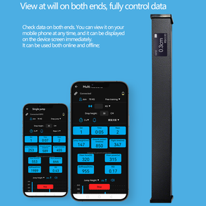 Testeur de tapis lumineux à capteur de saut, surveillance des données en temps réel, mesure du temps de contact au sol, dispositif de saut - Product Image 3