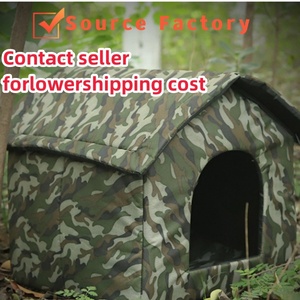 Al Aire Libre impermeable Gatos Perros casas tienda de invierno interior al aire libre a prueba de frío nido para mascotas pequeñas y medianas para al aire libre - Product Image 2