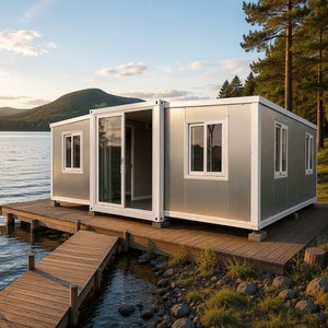 Maison préfabriquée extensible SUNRISE prête à l'emploi, conteneur de 20 pieds ou 40 pieds, 1, 2, 3, 4 ou 5 chambres, cuisine pliante, mini-villa - Product Image 1