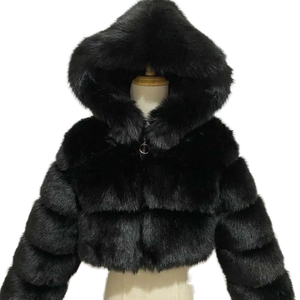 Suéter Corto de Punto con Cierre y Pelo de Conejo, Estilo Vintage Sofisticado, Resistente, para Mujer, Marca Ruizi, Estilo Europeo-Americano - Product Image 2