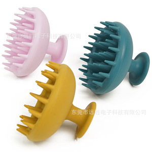 Brosse de massage pour animaux de compagnie, outil de toilettage en silicone pour chiens et chats, brosse de nettoyage manuelle pour l'élimination des poils - Product Image 1