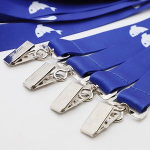 Custom Fishery Trade Show Promotional Gift Lanyard Heat Safety Buckle Seafood Company Staff ID Card Lanyard - Product Image 2