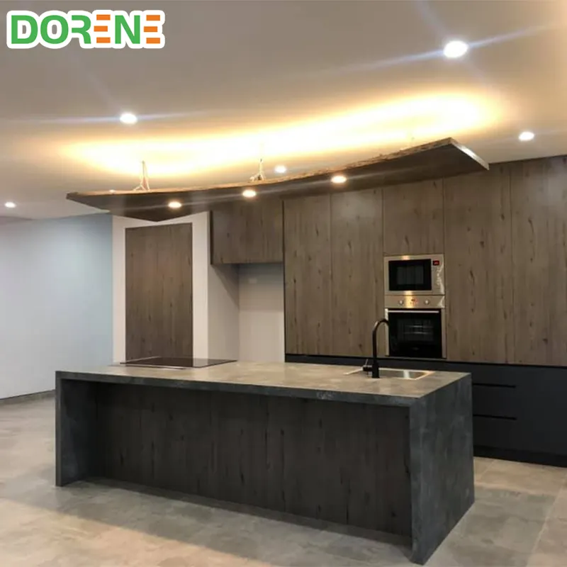 2021 Dorene Taiwan Riverniciatura di Eucalipto Italia Stile Sammy D'oro Della Cucina in Acciaio Inox di Stoccaggio Armadi Laterali Per Il Piatto Con Scrivania Design