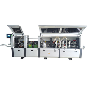 木工自動7機能MDFメラミンABS木材エッジングエッジバンダー糊付けトリマー前加工PVCエッジバンディングマシン - Product Image 2