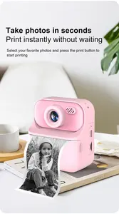 Cámara de Impresión Térmica para Niños con <span class=keywords><strong>Tarjeta</strong></span> TF, Juguetes para Niñas, Cámara Digital para Niños Pequeños, Linda Cámara <span class=keywords><strong>Mini</strong></span> con Impresora Instantánea HD de Dibujos Animados - Product Image 4