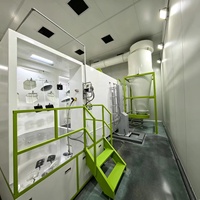 Ligne de revêtement par pulvérisation spécialement conçue pour les panneaux de mur-rideau en aluminium extérieurs, finition fluorocarbone uniforme et stable