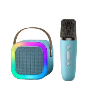 <span class=keywords><strong>Mini</strong></span> Party Box hệ thống âm thanh không dây cho <span class=keywords><strong>Bluetooth</strong></span> Karaoke Loa RGB Microphone Set woofer Hỗ trợ TF/SD Card âm thanh Máy nghe nhạc - Product Image 2