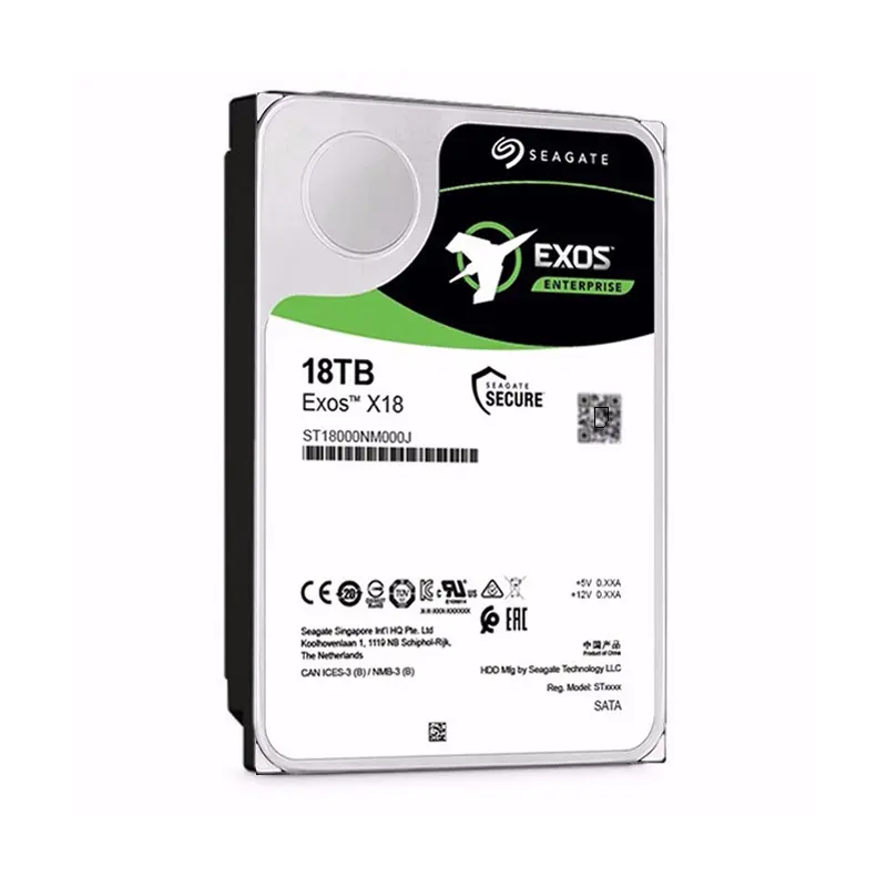 NEW SeaGT 18TB HDD Exos X18 ST18000NM000J 7200 RPM SATA 6Gb/s 256MB Cache 3.5-Inch 18T Enterprise Server PC Hard Disk Drive