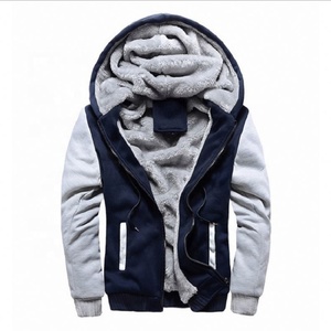 Giacca Sportiva <span class=keywords><strong>Stile</strong></span> Coreano Foderata in Pile, Nuovo Maglione da <span class=keywords><strong>Uomo</strong></span> con Cappuccio, <span class=keywords><strong>Abbigliamento</strong></span> Autunnale e Invernale - Product Image 2
