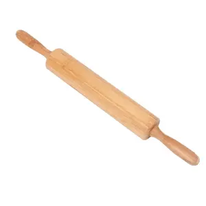 Mattarello di bambù naturale inciso in legno Eco Friendly rullo da cucina all'ingrosso di alta qualità - Product Image 1