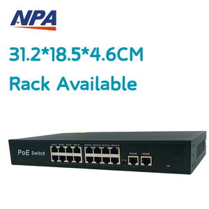 4 8 16 24 cổng PoE chuyển đổi 48V 10/100Mb 2 uplink 10/100/1000Mb Gigabit 250 mét chuyển đổi - Product Image 5