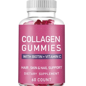 Gomitas de Colágeno con Glutatión para Cabello, Piel y Uñas, Gomitas de Colágeno Hidrolizado, Gomitas de Biotina para el Crecimiento del Cabello - Product Image 1
