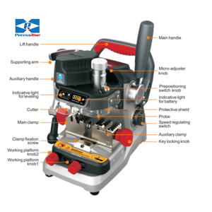 Machine à découper les clés Xhorse XP007 de haute qualité, portable, double mode, pour <span class=keywords><strong>copie</strong></span> de clés de maison – Meilleures ventes - Product Image 3