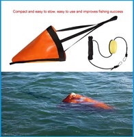 Droge de pêche à la traîne pour kayak, ponton, bateau gonflable, voilier, type ancre de mer, 18, 24 et 32 pouces, vente en gros