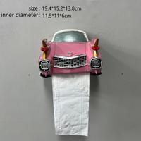 Porte-papier toilette américain en gros en stock, objet de décoration vintage pour voiture, salle de bain, garage, style West Coast